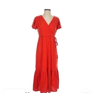 Max Studio MIDI wrap dress